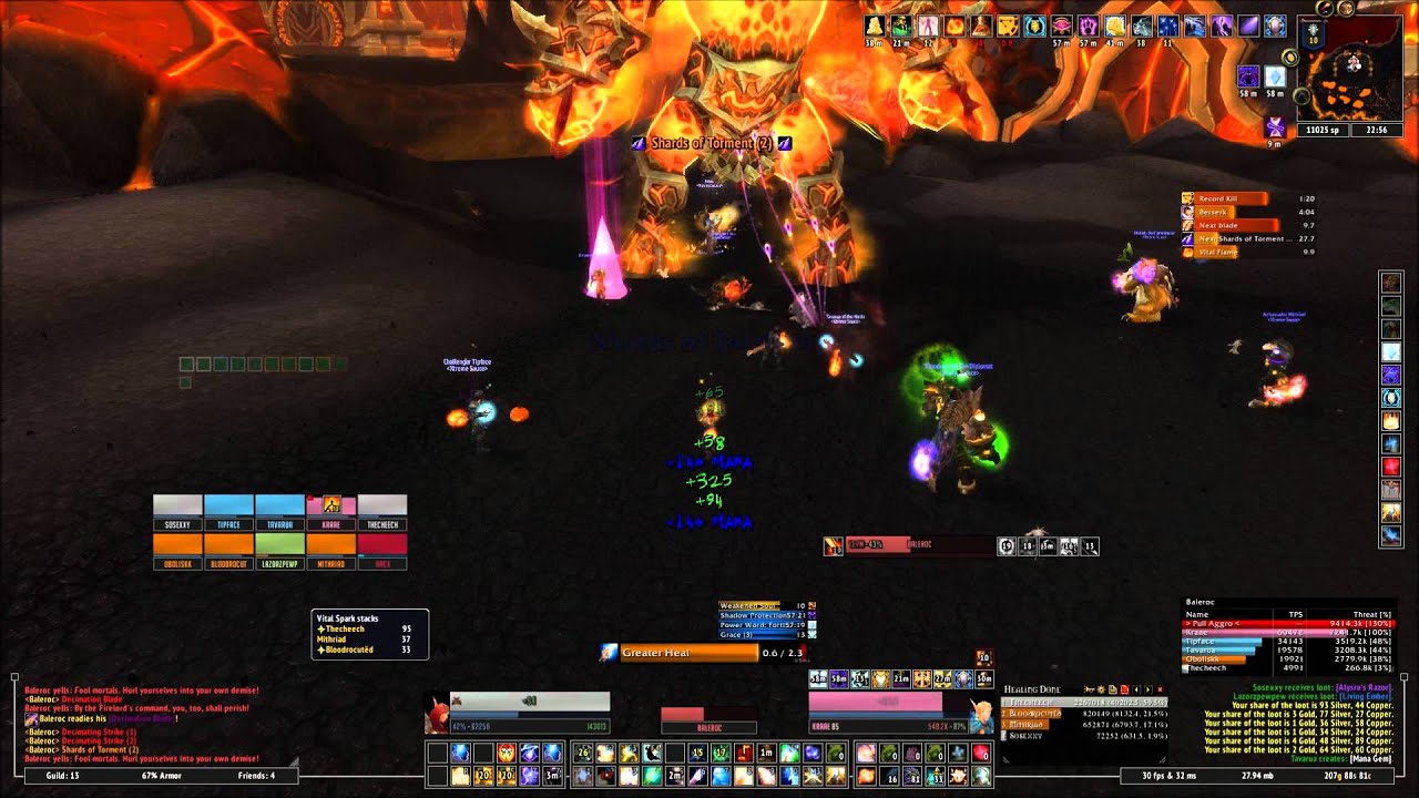 Firelands healing raid guide: Baleroc Disc Priest