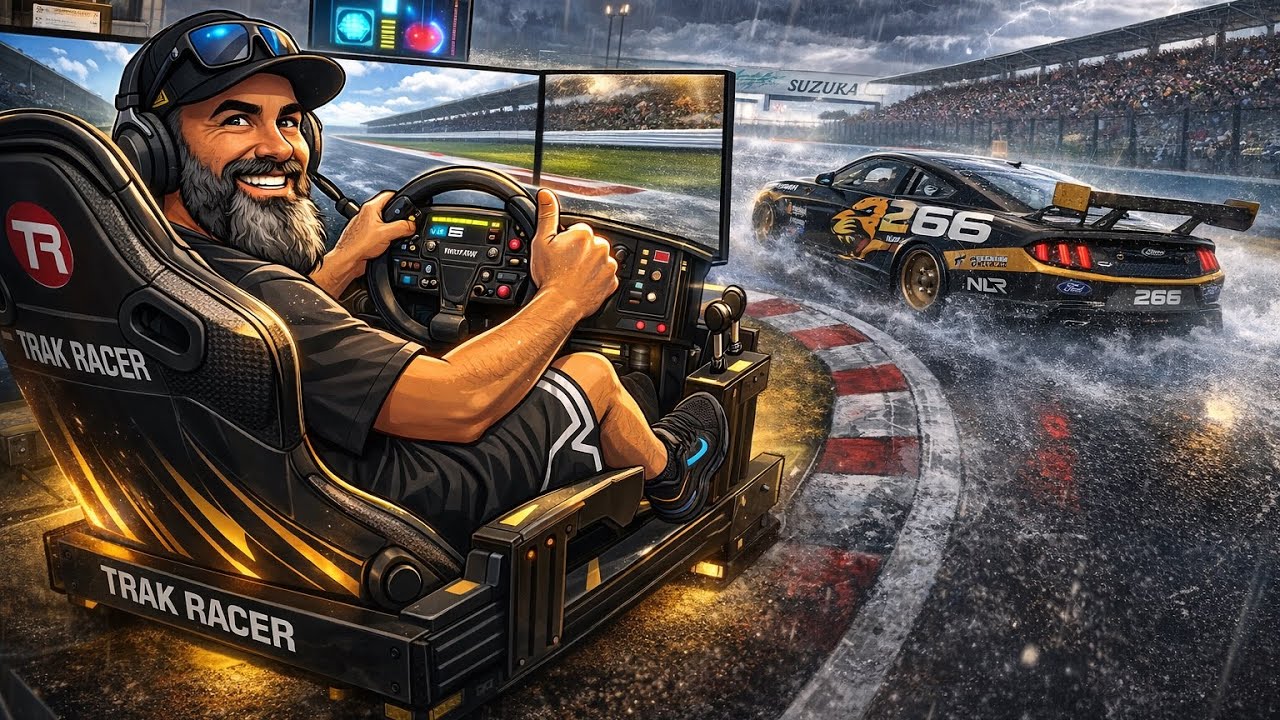 “Suzuka Turns to Chaos 🌧️ | V8 Vets Dry-to-Wet Carnage, Spins & Battles