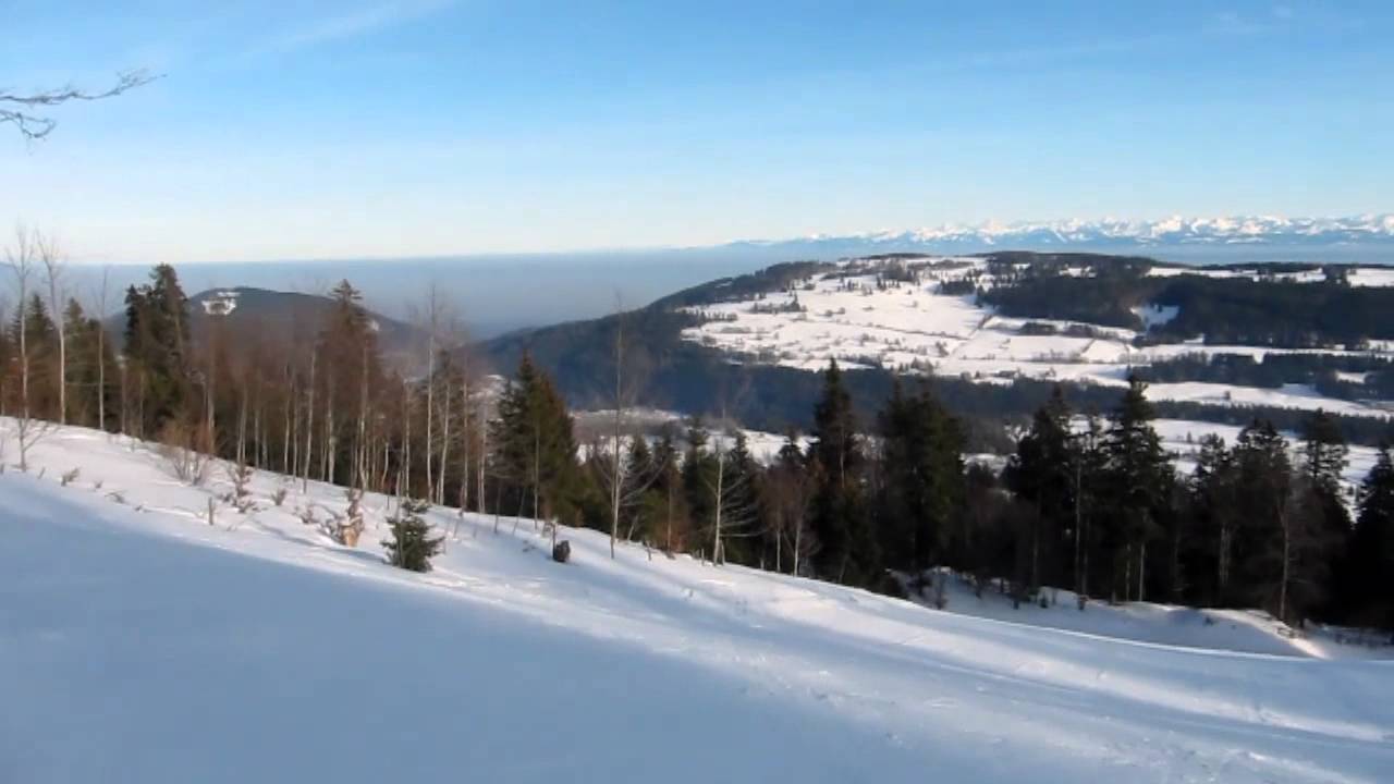 Skifahren Dent de Vaulion (Jura), 14. Januar 2012 / T&eacute;l&eacute;ski Vaulion