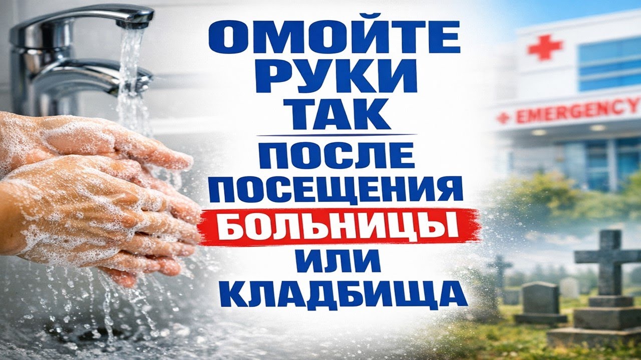 Почему я всегда мою руки водой после больницы и кладбища и что меняется в обычной жизни