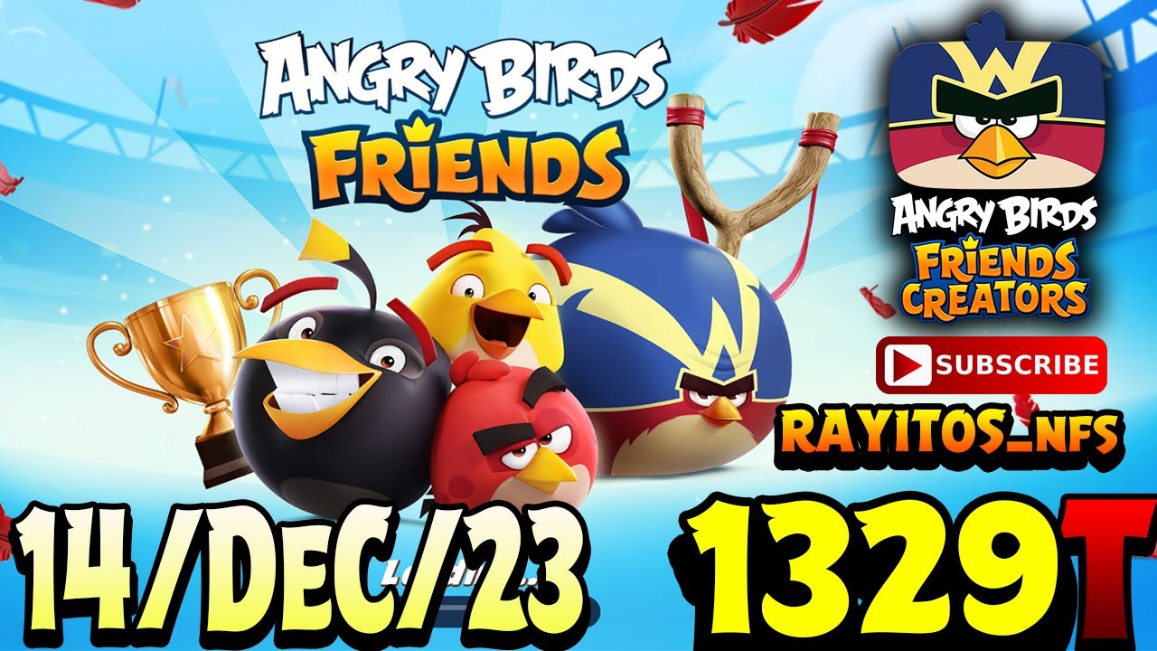 Angry Birds Friends All Levels Tournament 1329 Highscore POWER-UP walkthrough