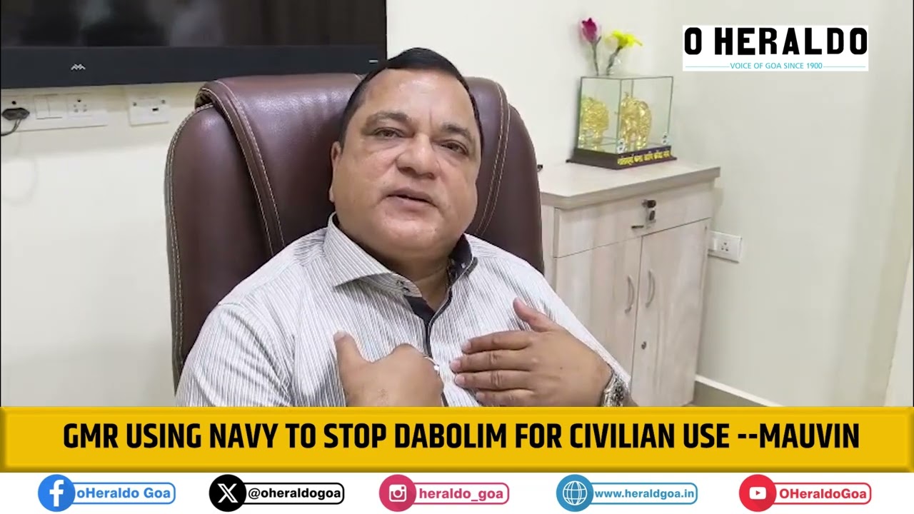 GMR using Navy to stop Dabolim for civilian use --Mauvin
