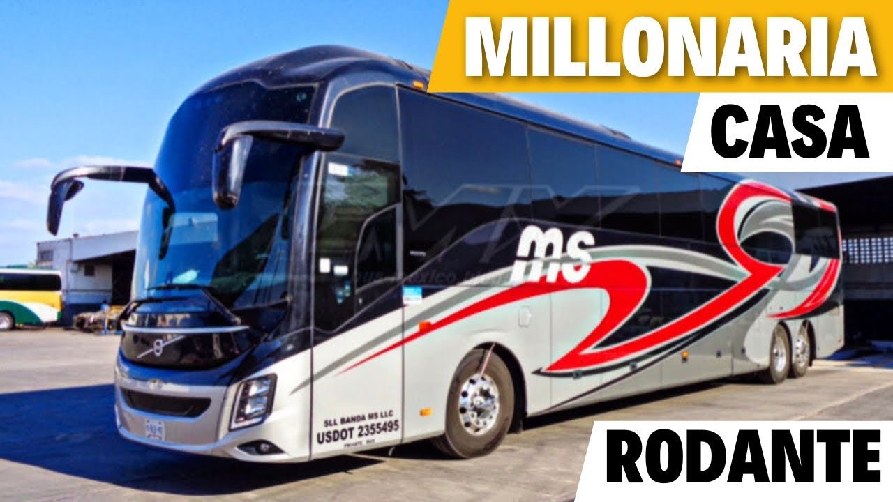 MILLONARIO autobús de la BANDA MS 😱 * Recorrido EXCLUSIVO por el interior *