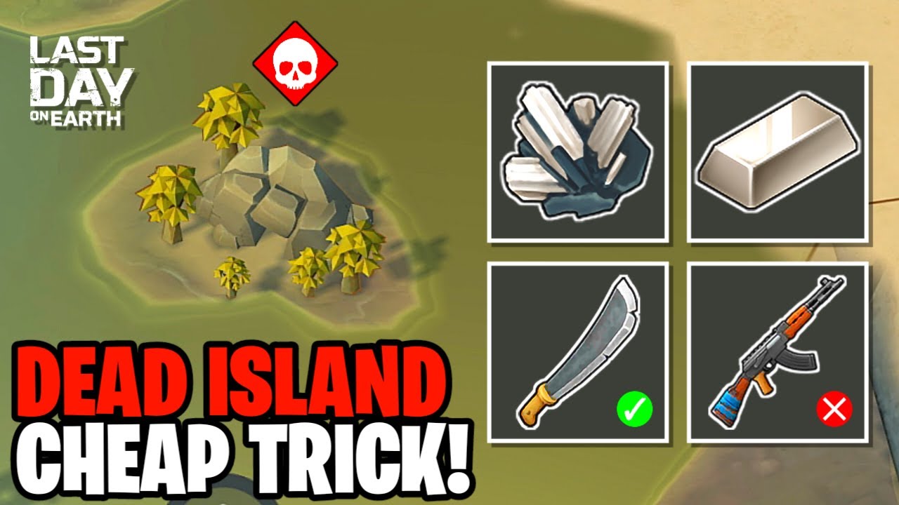 DEAD ISLAND TRICK! How To Farming Titanium Ore Easily For Beginners - Last Day on Earth: Survival