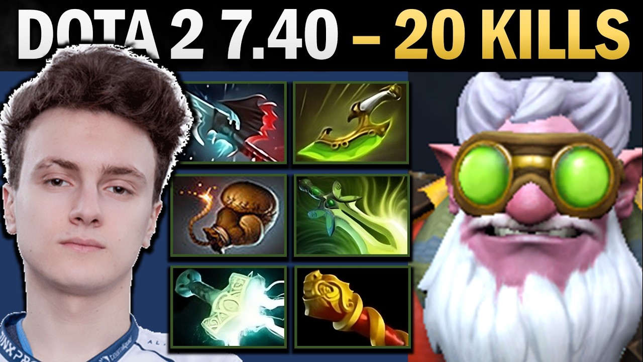 Sniper Pro Mid with Butterfly and 1000 GPM - Dota 7.41