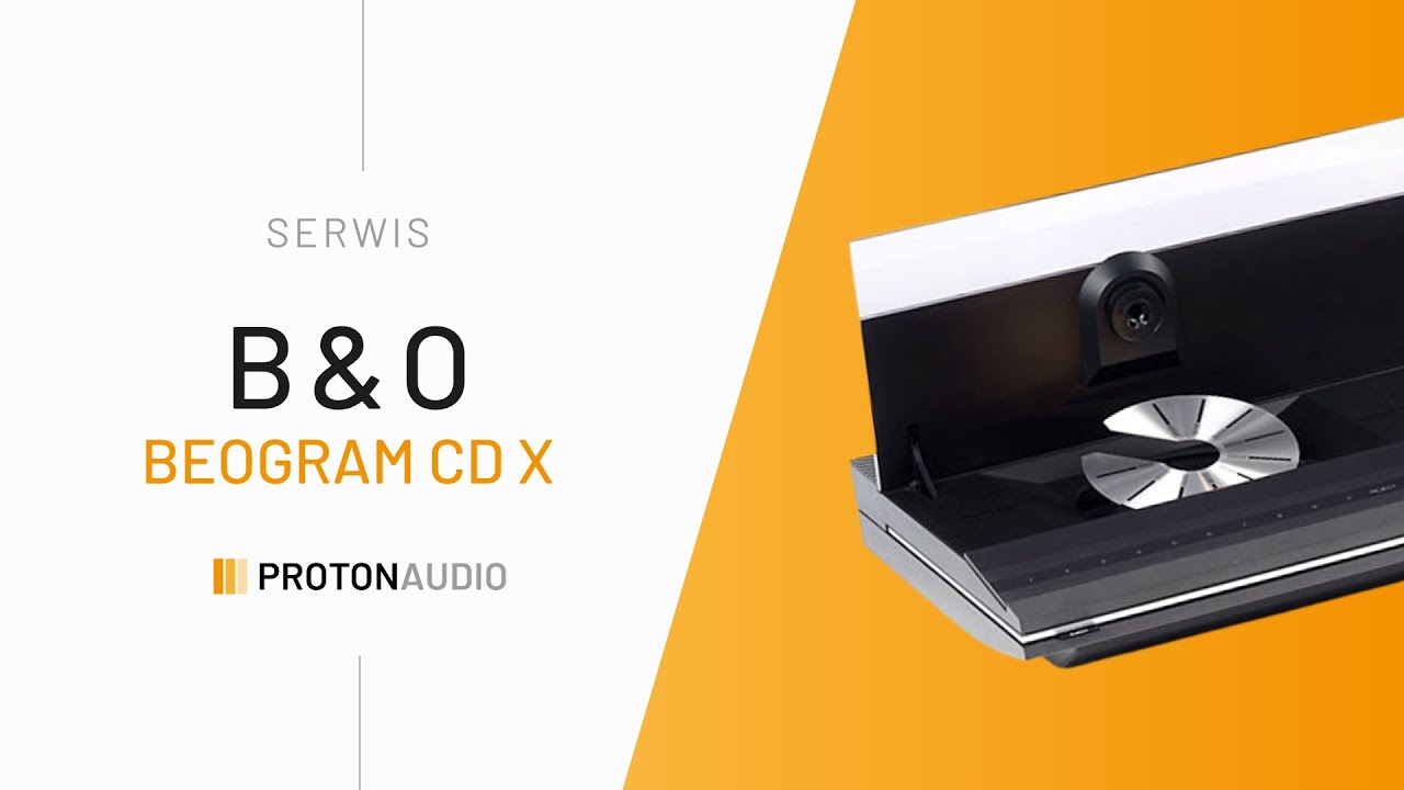 Bang & Olufsen Beogram CD X (1985) - serwis odtwarzacza CD