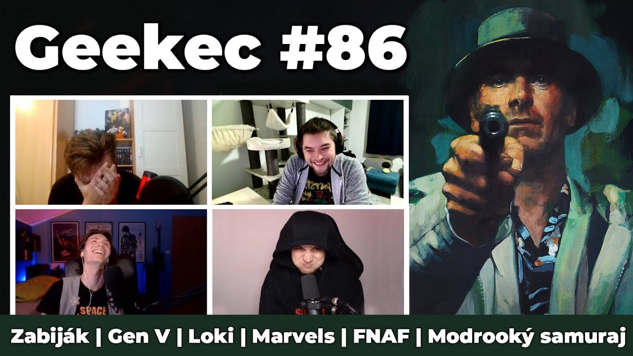 Geekec #86 | Chladný Zabiják od Finchera, skvělá GEN V, Loki a Modrooký samuraj či Marvels s FNAF