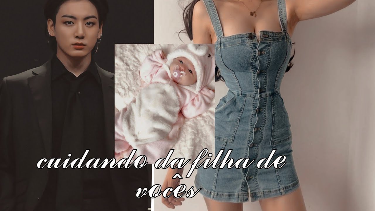 [Imagine Jeon jungkook] •𝙲𝚞𝚒𝚍𝚊𝚗𝚍𝚘 𝚍𝚊 𝚏𝚒𝚕𝚑𝚊 𝚍𝚎 𝚟𝚘𝚌𝚎̂𝚜• 2/2 (descrição)