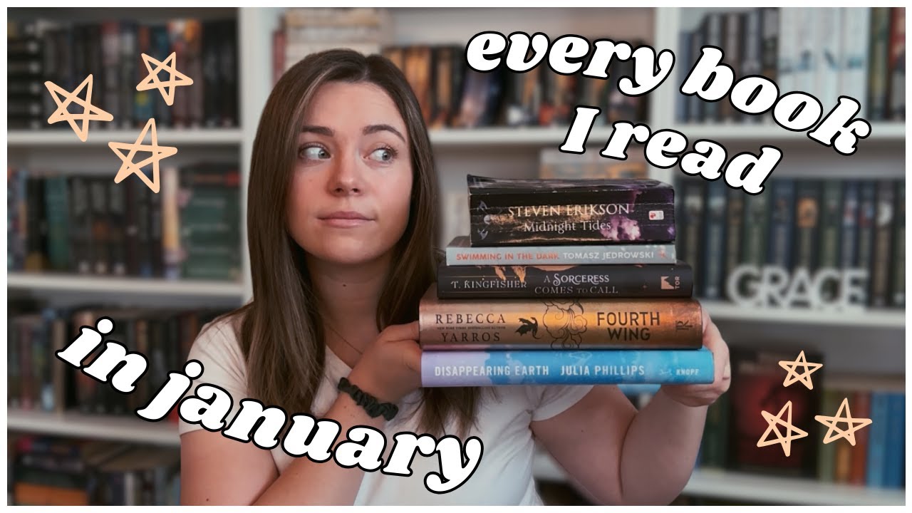 ✨ a slightly delayed January wrap-up (but the books were great so it's all good) ✨