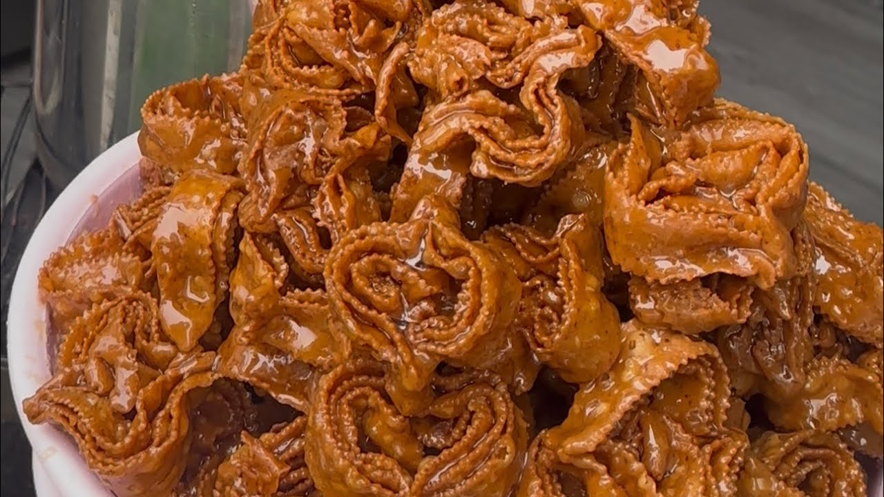 Heerlijke marrokaanse chebekia 100% slagen شباكية مغربية لذيذة مضمونة النجاح 100٪🇲🇦
