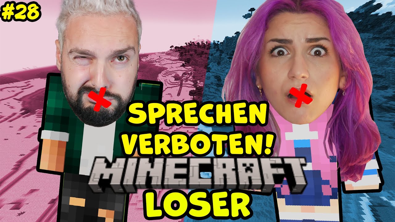 1 TAG NICHT SPRECHEN IN MINECRAFT! Minecraft Loser #28 Überlebensmodus Kaan & Dania