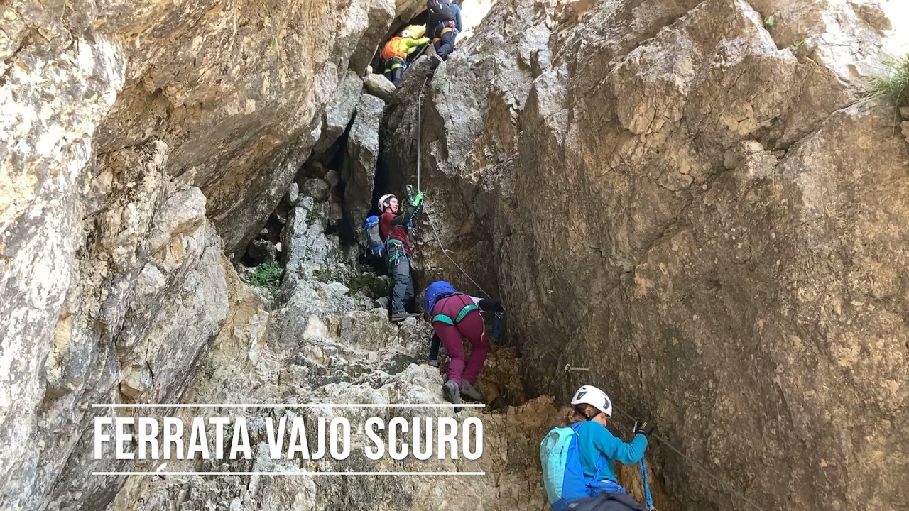 FERRATA DEL VAJO SCURO | Monte Obante | Piccole Dolomiti | 16/10/2021