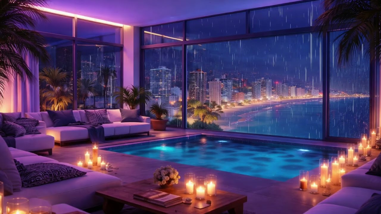 Late Night Lofi Hip Hop 🌃 Soft Chill Beats for Relaxing & Studying ☔ Cozy Midnight Lofi Playlist