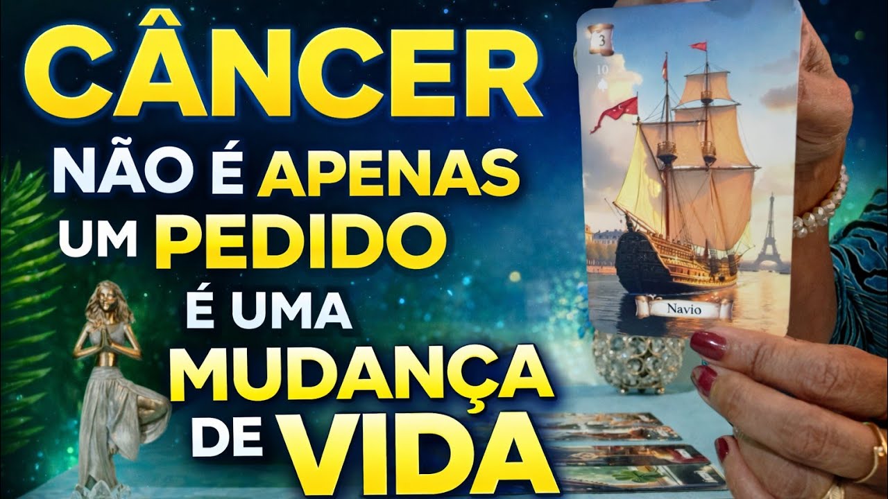 * CÂNCER * 🔥✨️ A RESPOSTA VEM DO CORAÇÃO. 