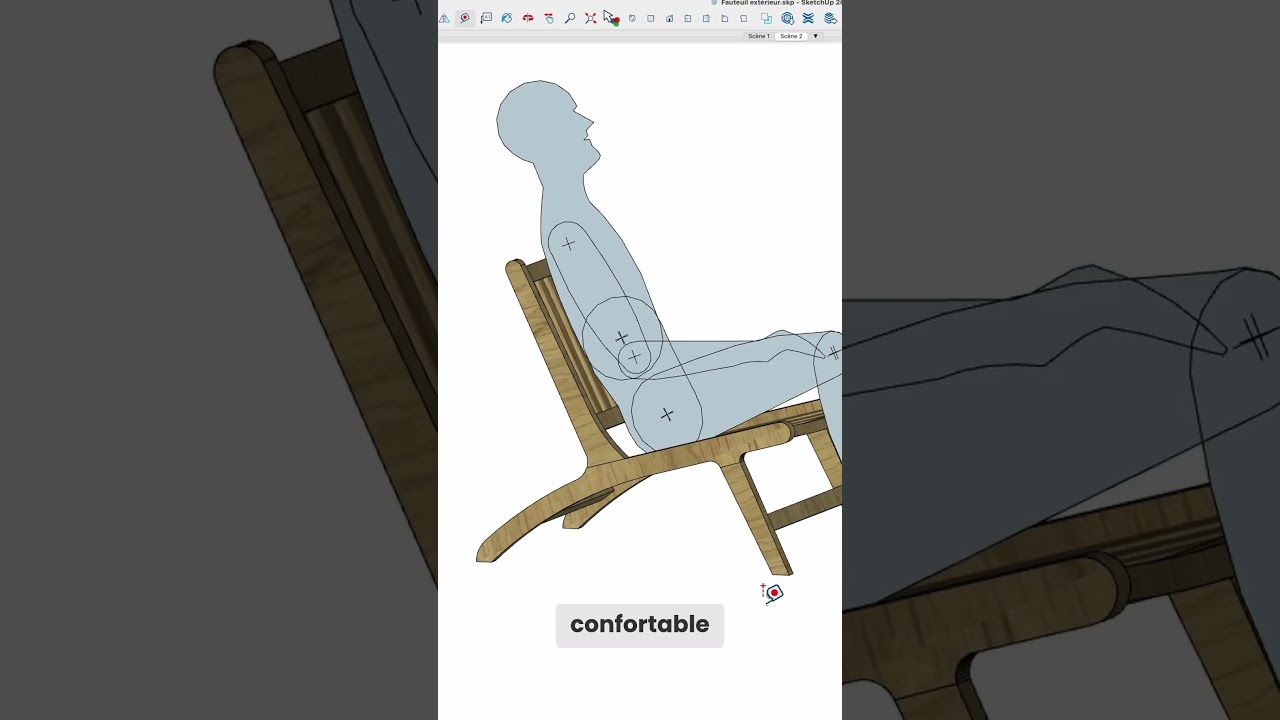 La conception d'un fauteuil confortable