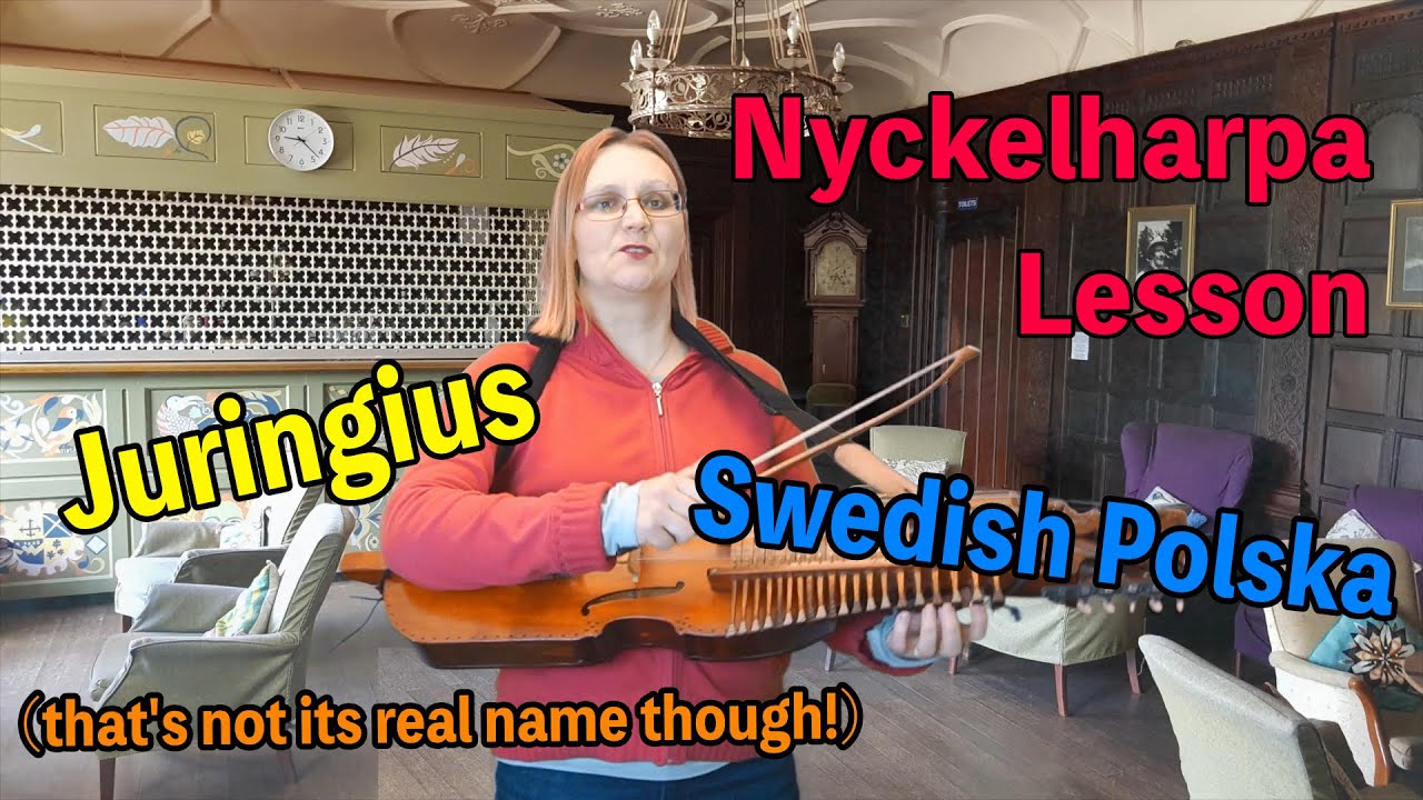 Juringius,  Swedish Polska on the nyckelharpa, lesson
