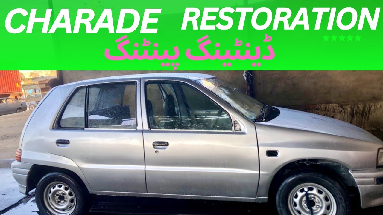 Daihatsu charade denting painting | anda charade restoration 