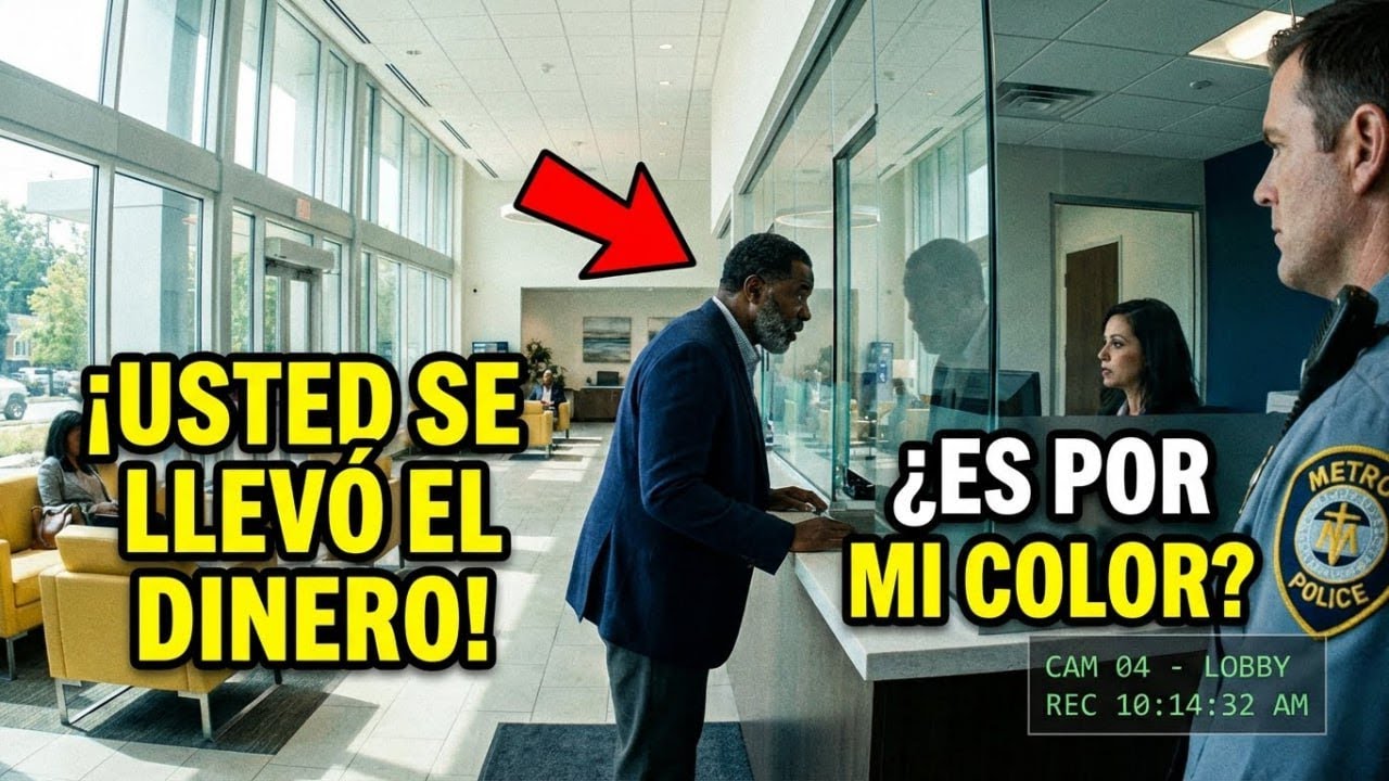 Una cajera racista acusa de robo a un hombre negro sin saber que es el gerente regional del banco.