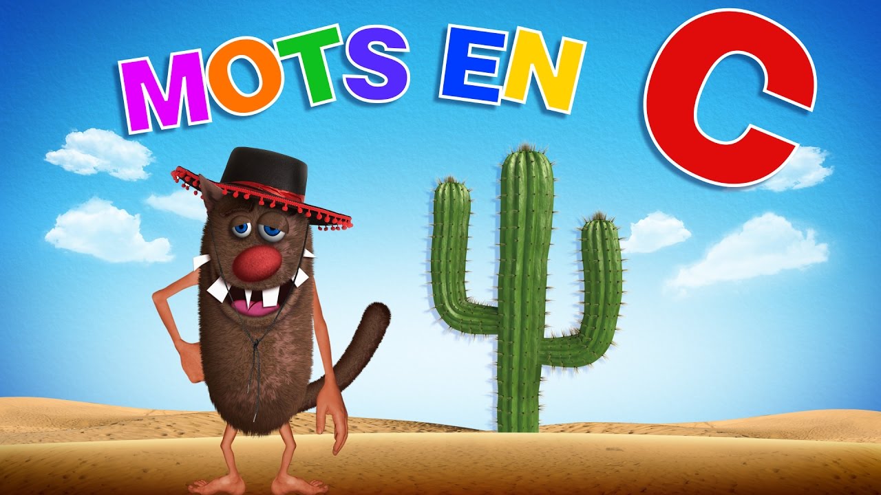 Foufou - Mots commençant par C pour les enfants (Learn words starting with C for kids) 4k