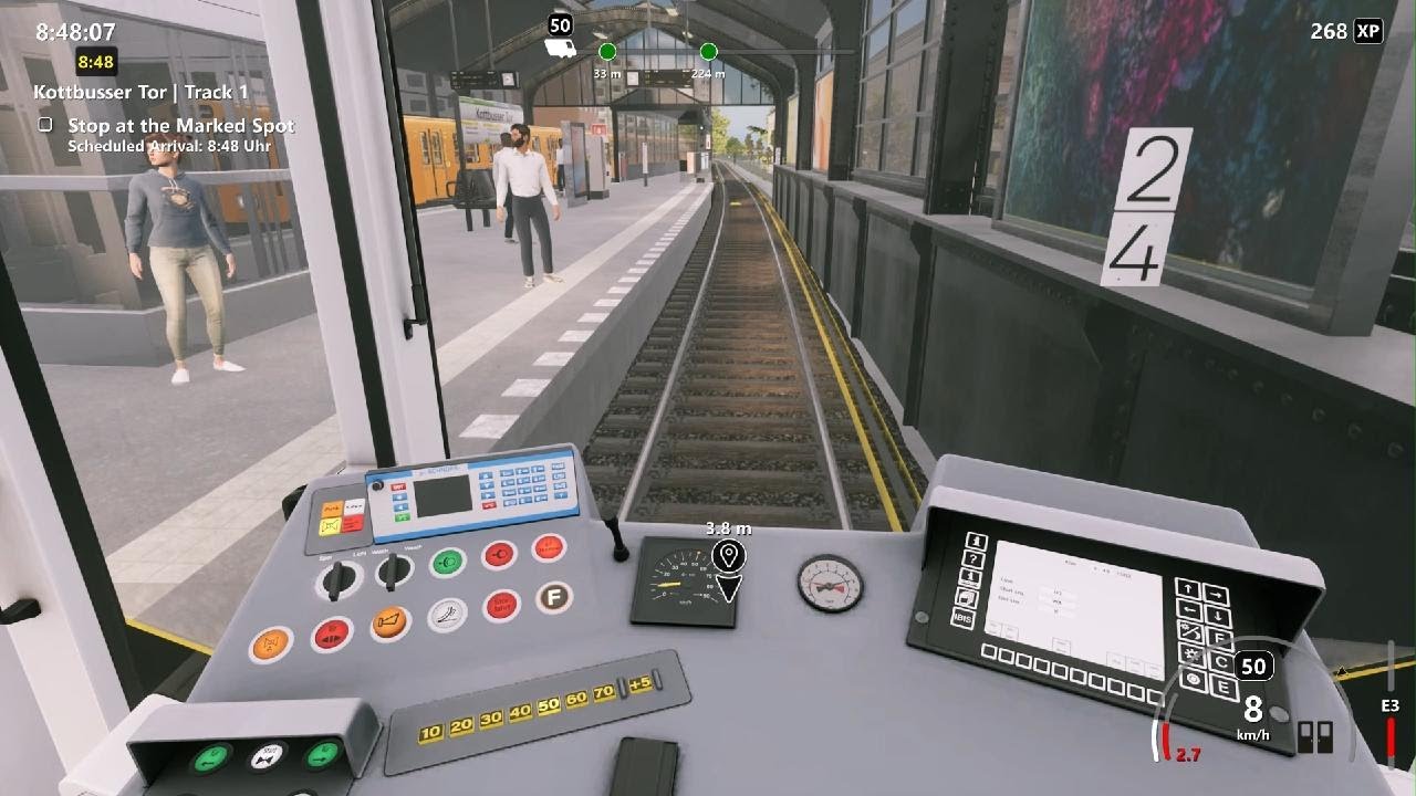 SubwaySim 2 (PS5) Berlin U3 ' A little excersize and it gives more fun ' !!