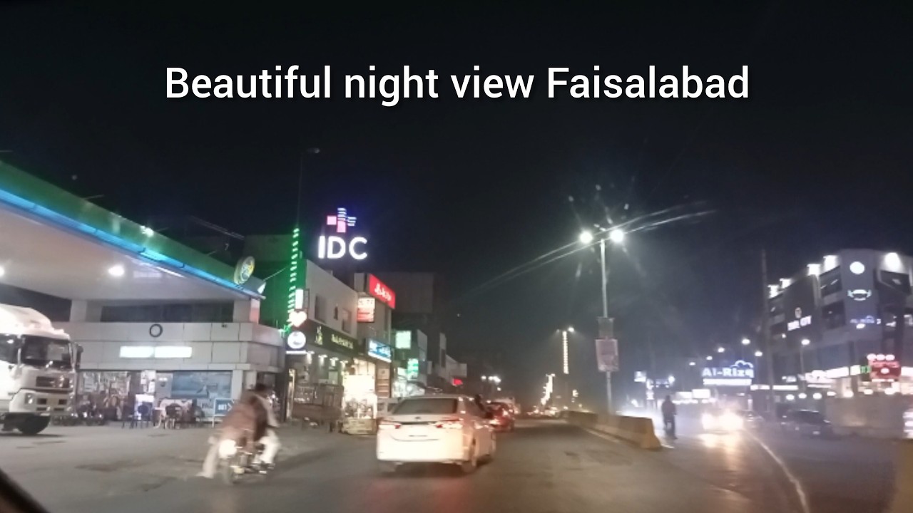 Railway station chowk Faisalabad to Sargodha road || civil line road || Jail road || @Trip905