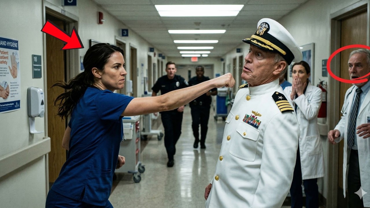 „Pielęgniarka uderzyła admirała marynarki wojennej, aby uratować mu życie na szpitalnym korytarzu —