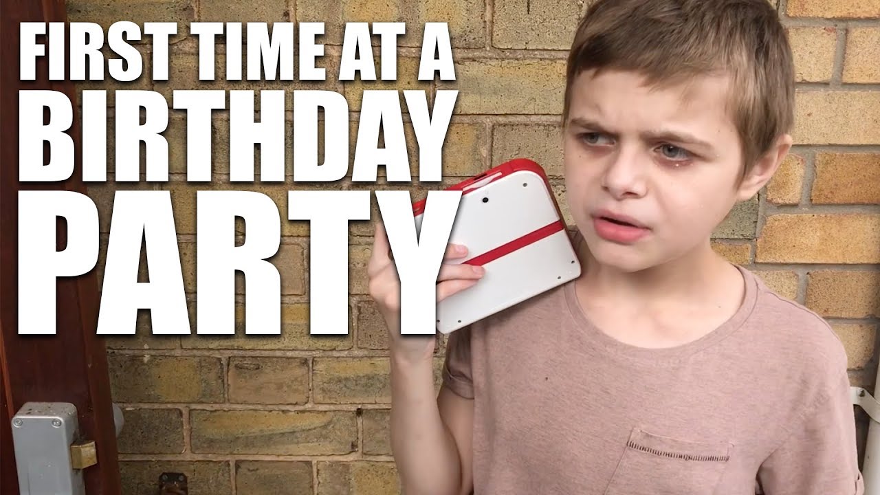 HIS FIRST TIME AT A BIRTHDAY PARTY | AUTISM FAMILY VLOG