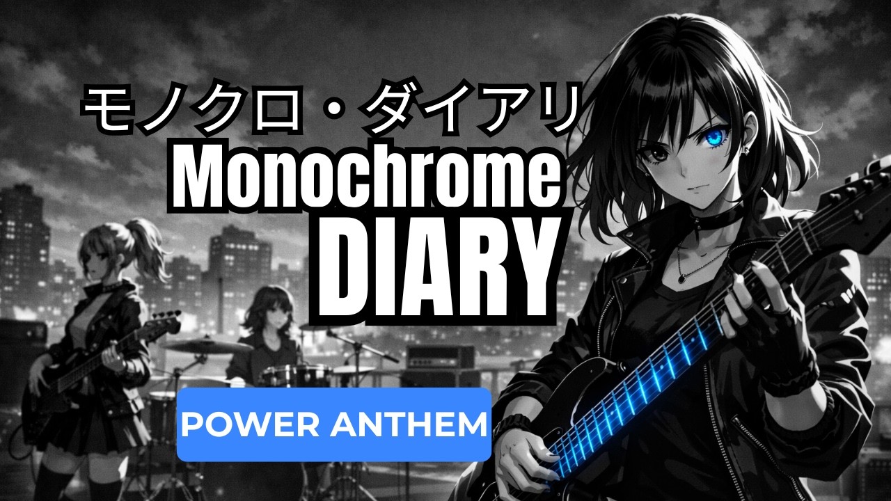Monochrome Diary (モノクロ・ダイアリ) – Emotional Anime Opening | Powerful J-Rock Theme