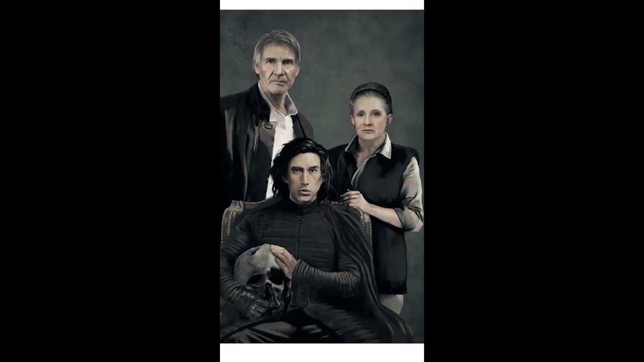 Both of my old parents (Han and Leia) and myself (Ben Solo)