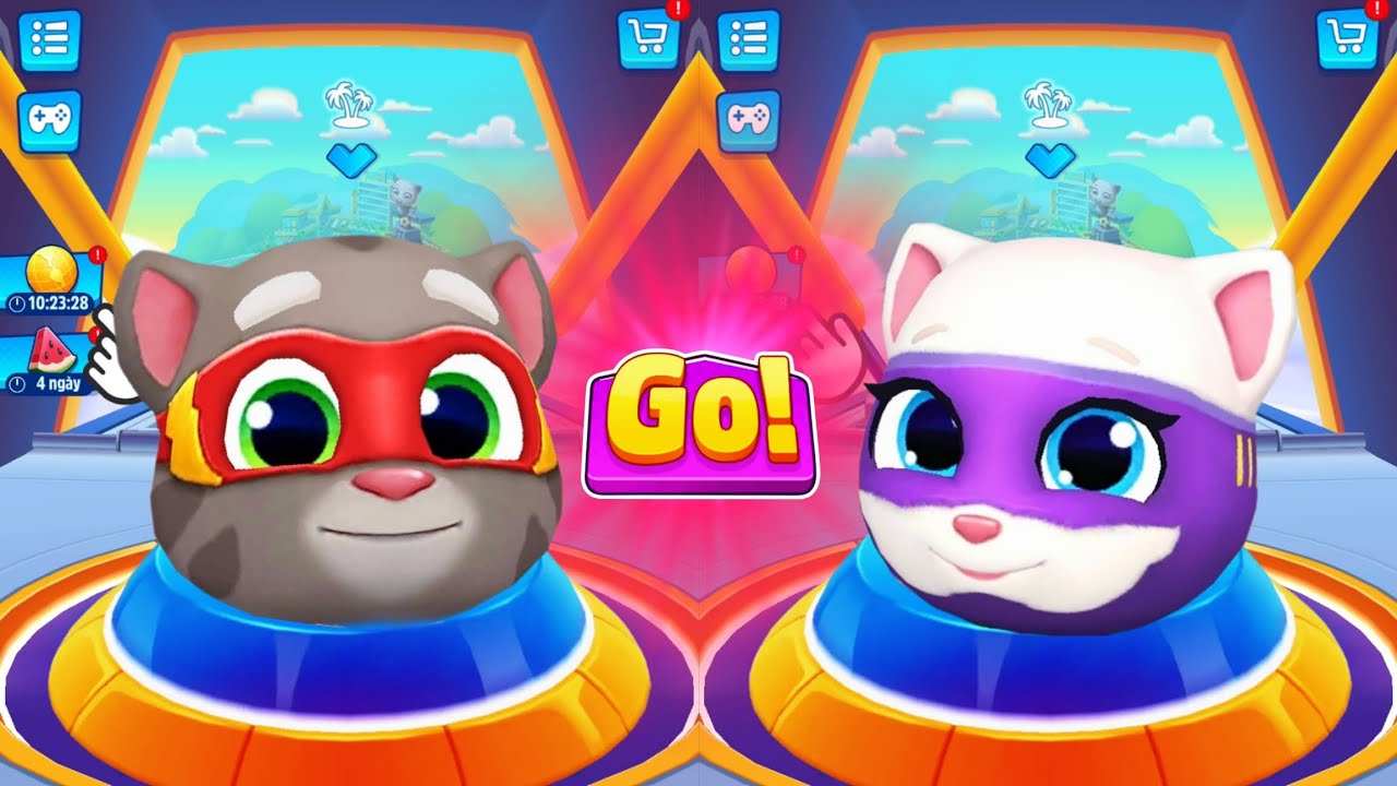 Talking Tom Hero Dash New episode - Randomly Unlock Tom and Lightning Angela - TNA