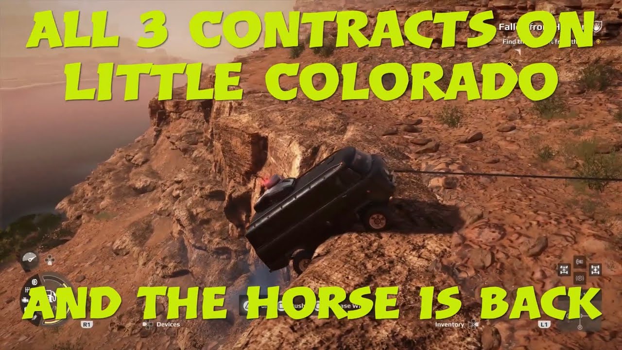 Expeditions All 3 Little Colorado Contracts And The Horse Is Back