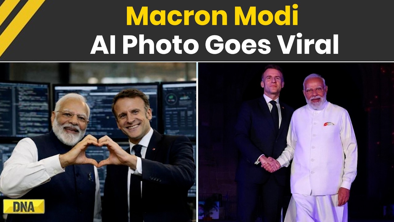 AI Summit 2026: Emmanuel Macron&rsquo;s Big AI Reveal | Macron & PM Modi's Tech Moment Goes Viral