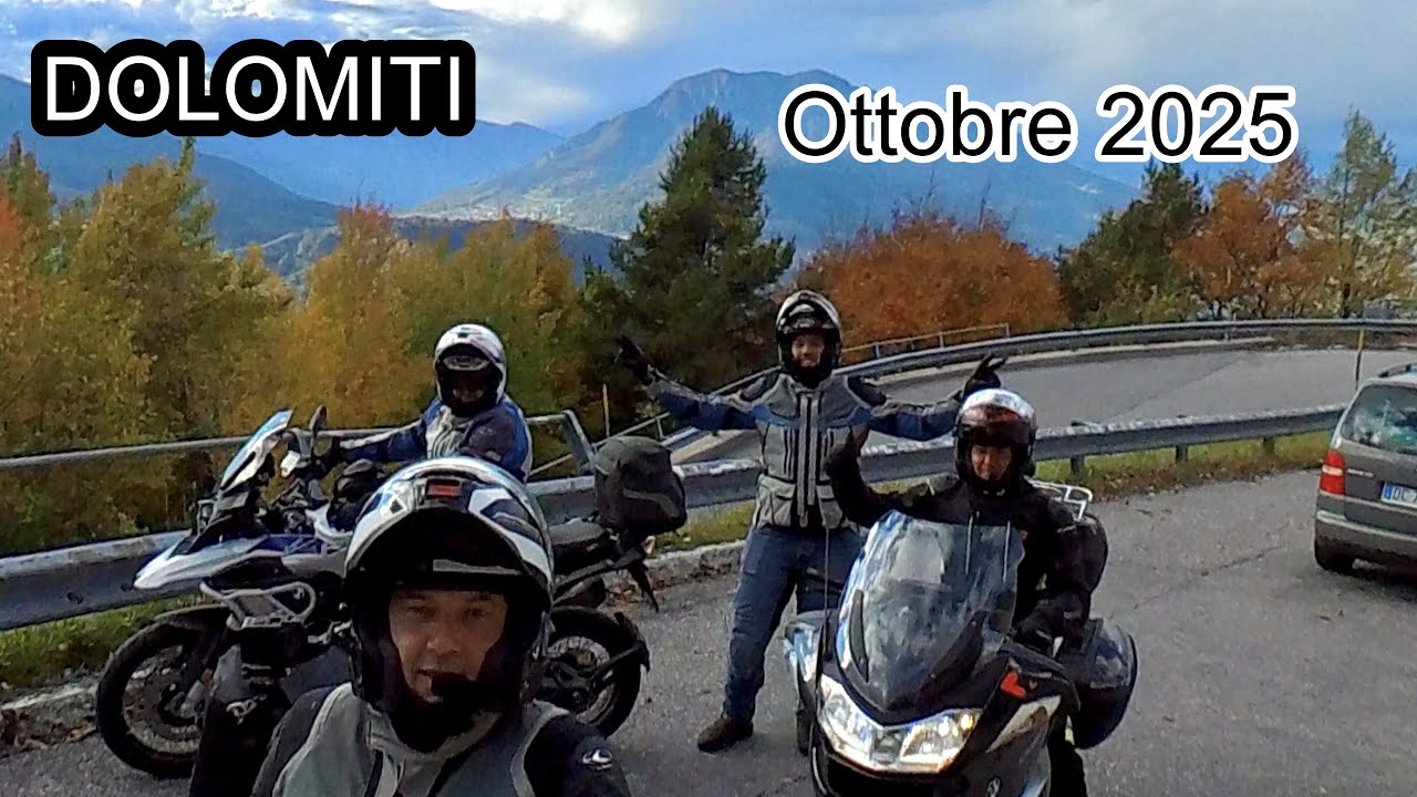 🏍️ Giro in Moto sulle Dolomiti a Fine Ottobre | Colori d’Autunno e Strade Epiche 🍂