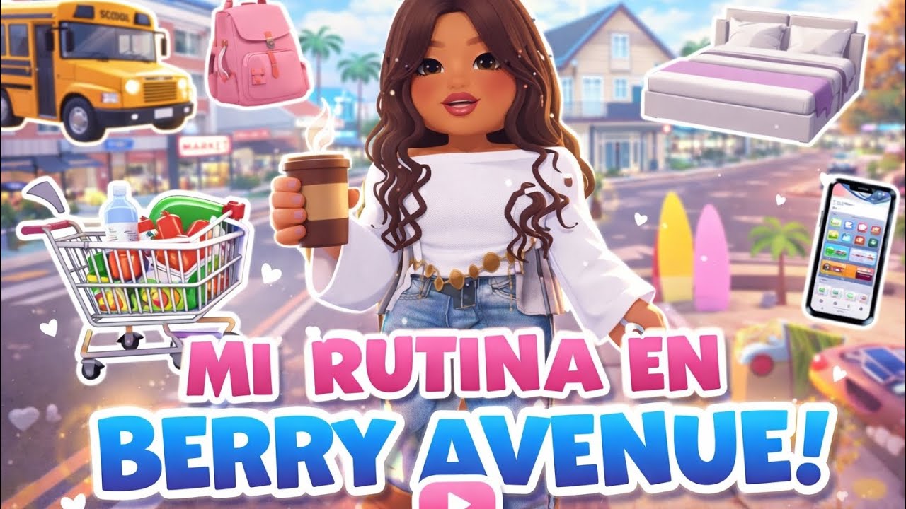 MI RUTINA #yosoydelos7mil #roblox #berryavenueroleplay #rutina#escuela