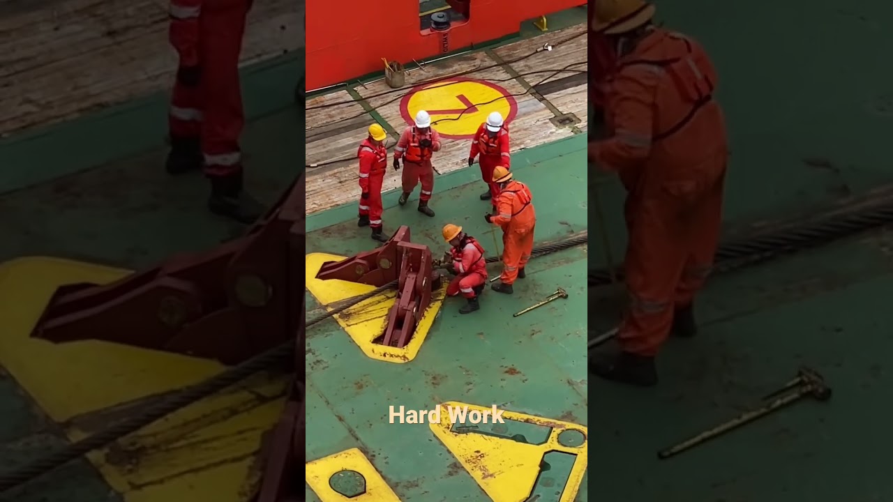Disconnect Main Tow Bridle #offshore #arms #drilling #rig #jackup #ahts