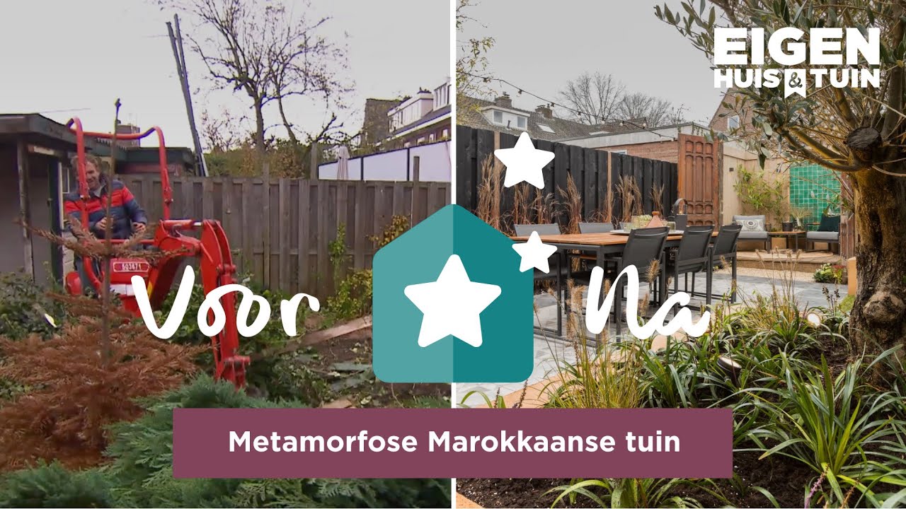Van verwaarloosde vuilnisbelt naar sierlijke, Marokkaanse tuin | Metamorfose | Eigen Huis & Tuin