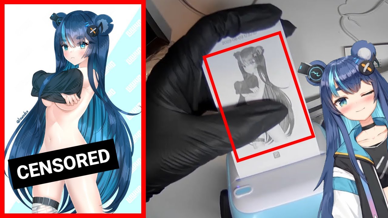 Uruka Prints LEWDS on Stream and Signs Them