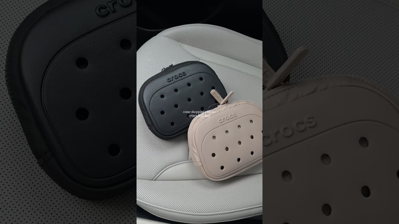 crocs did their thing with this belt bag! #crocs #momvlog #shopwithme