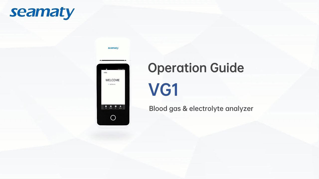 VG1｜#VG1 Operation Guide｜VG1 Veterinary Blood Gas & Electrolyte Analyzer