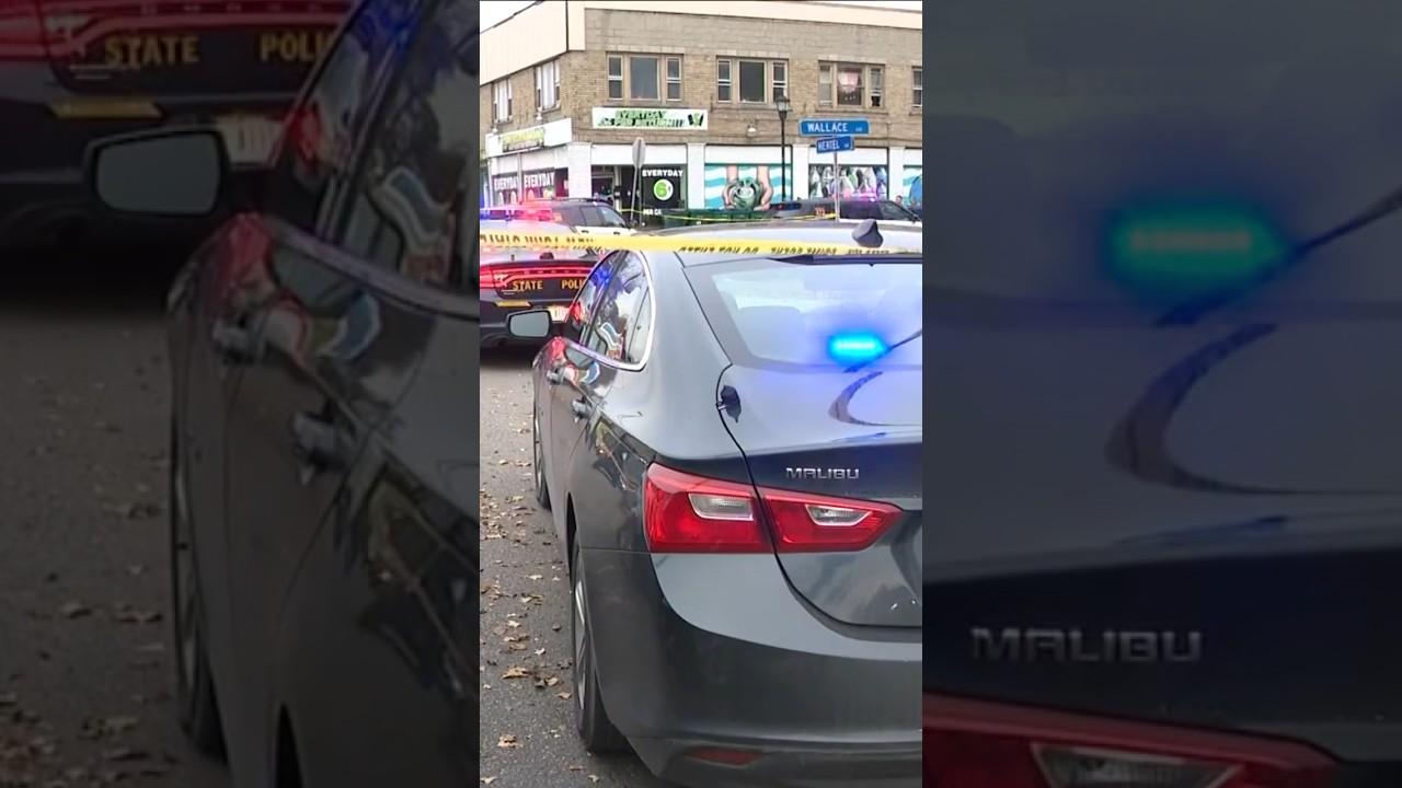 Buffalo, New York State Police make arrests after car chase. #shorts #shortsvideo