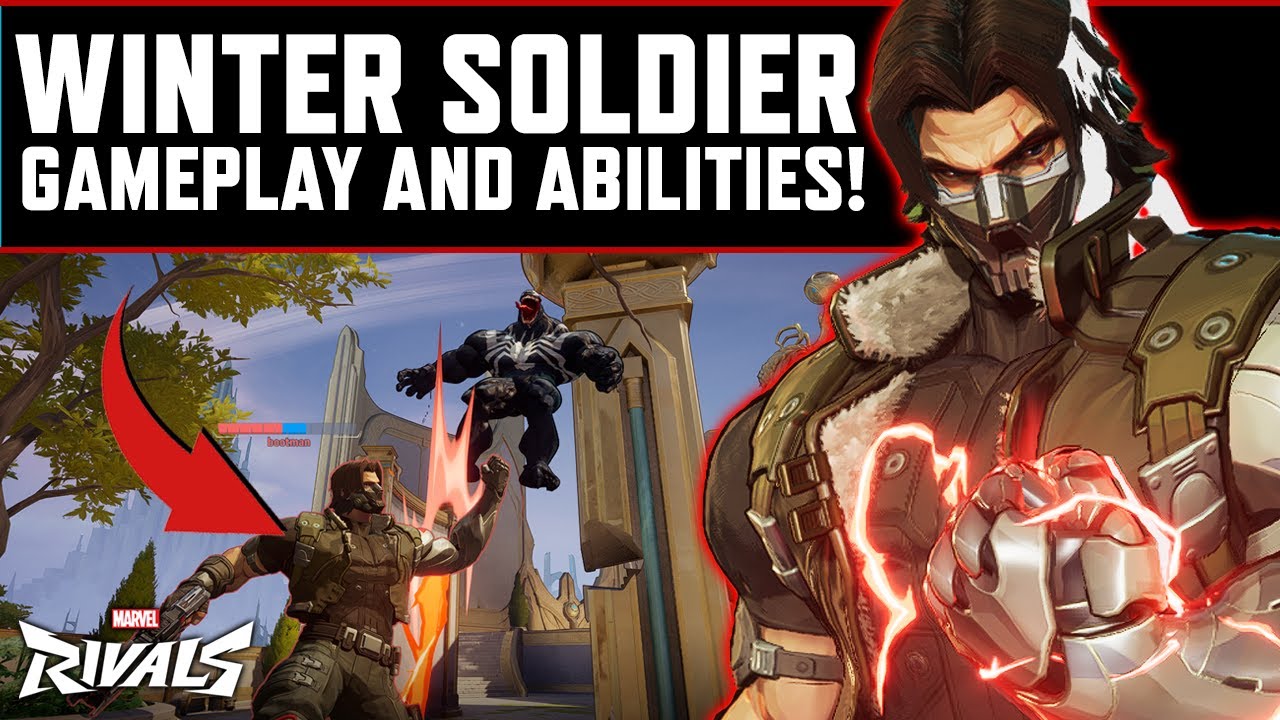WINTER SOLDIER IS TOO STRONG! |  Gameplay and All Abilities | Marvel Rivals