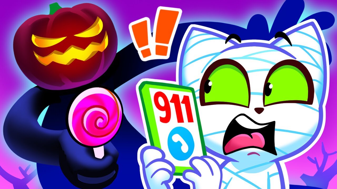 Stranger Danger Halloween 🎃 The Haunted House 👻 + More Safety Tips Stories for Kids 😻 Purr-Purr