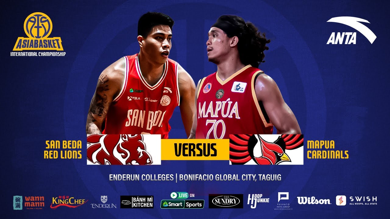 San Beda Red Lions vs Mapua Cardinals⁣⁣ | 2024 ANTA Asiabasket International Championship | July 12