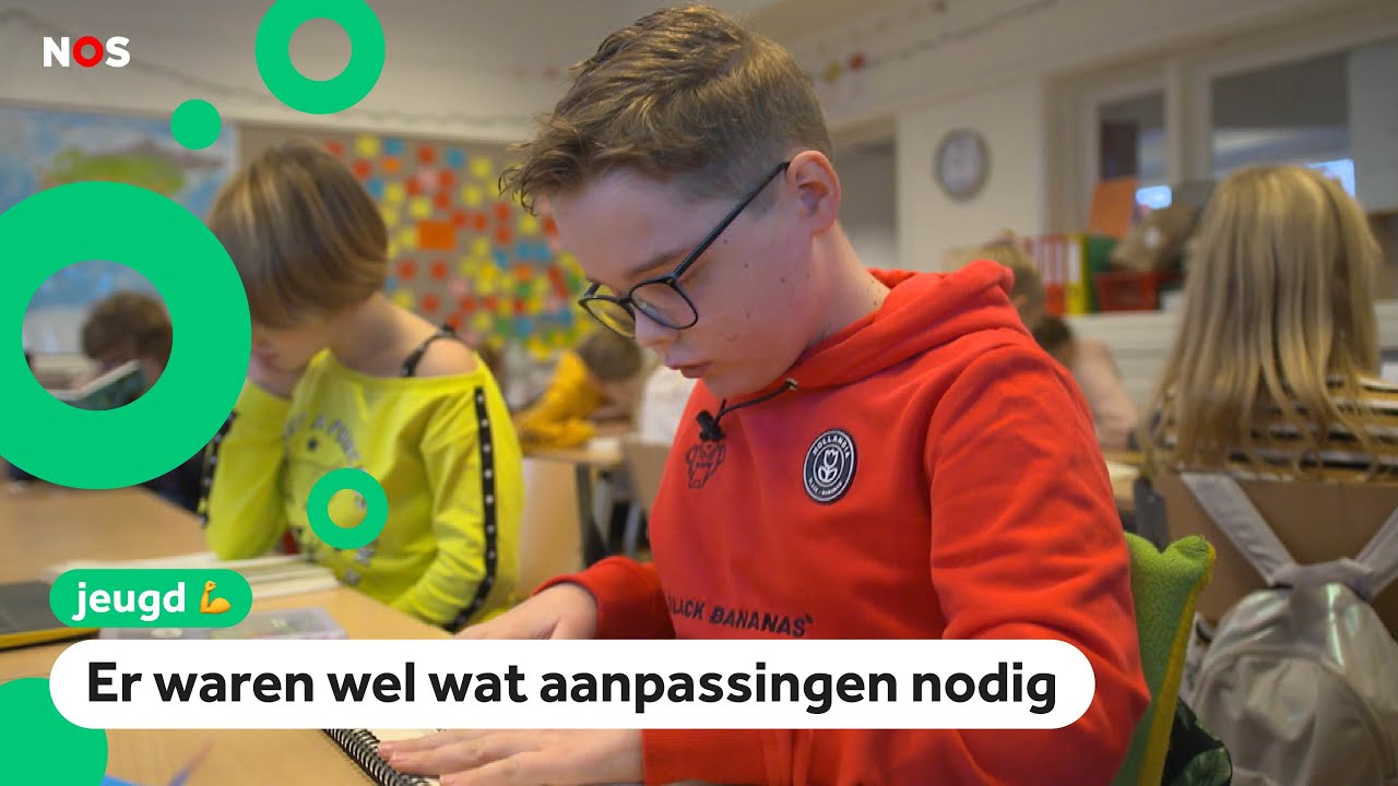Joep is bijna blind, maar hoeft niet naar een speciale school