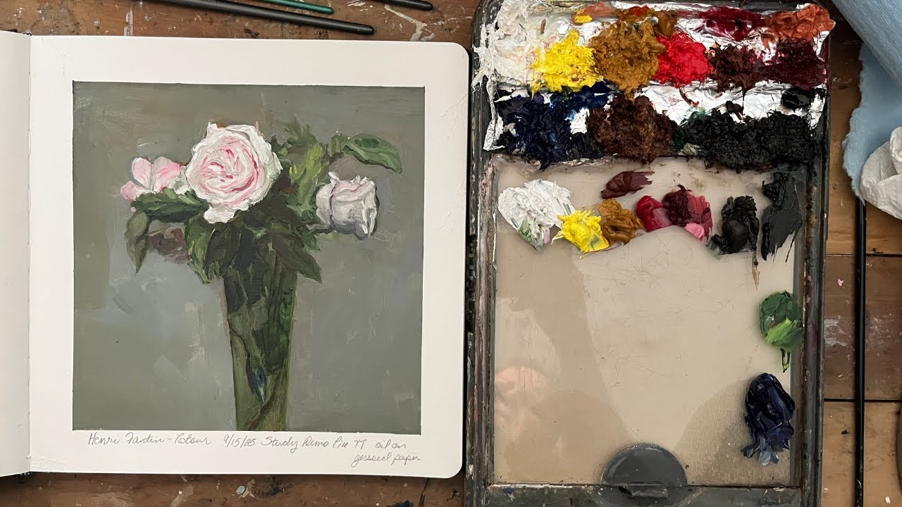 Master Study Monday Henri Fantin-Latour Flower Still Life