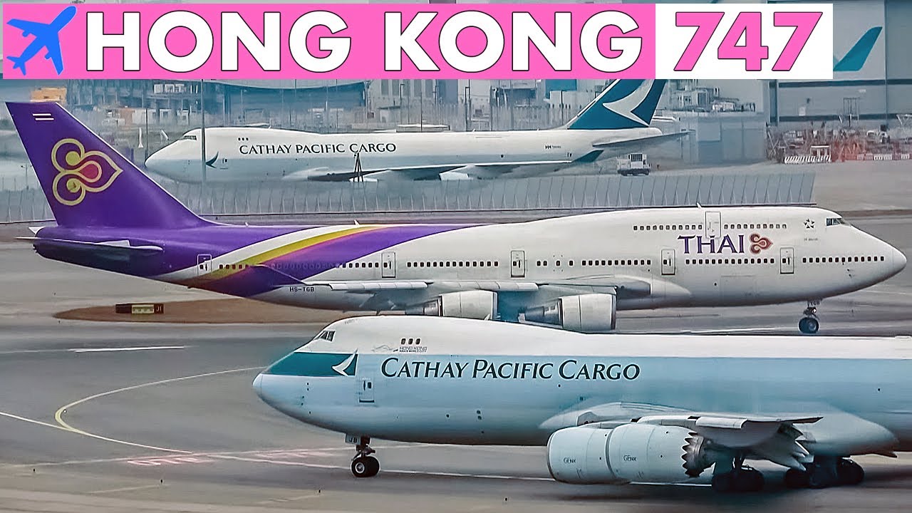 BOEING 747 Runway Action at Hong Kong | 30mins (2018)