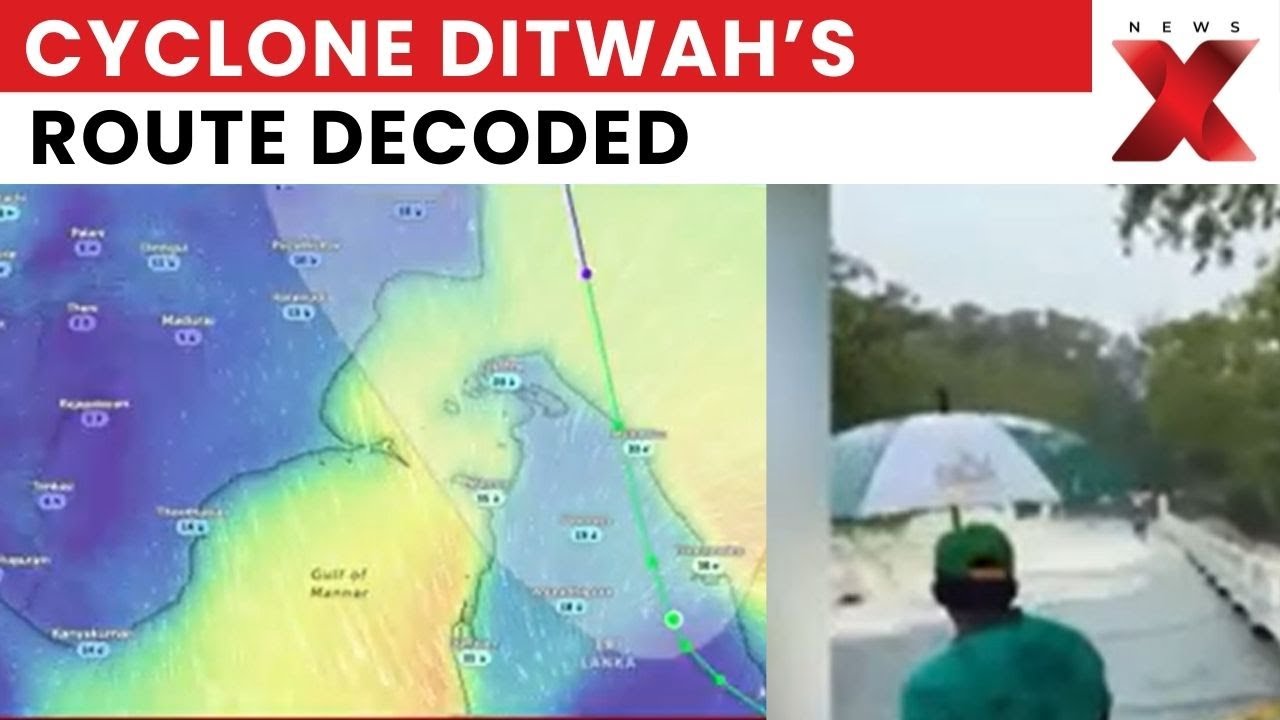 Sri Lanka Flood Havoc: What Route Is Cyclone Ditwah Actually Following? | NewsX