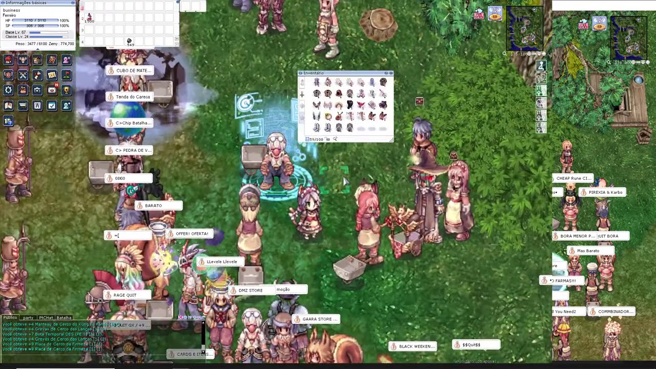 Duplicando item sem querer ao vivo no Ragnarok Latam [Nidhogg].