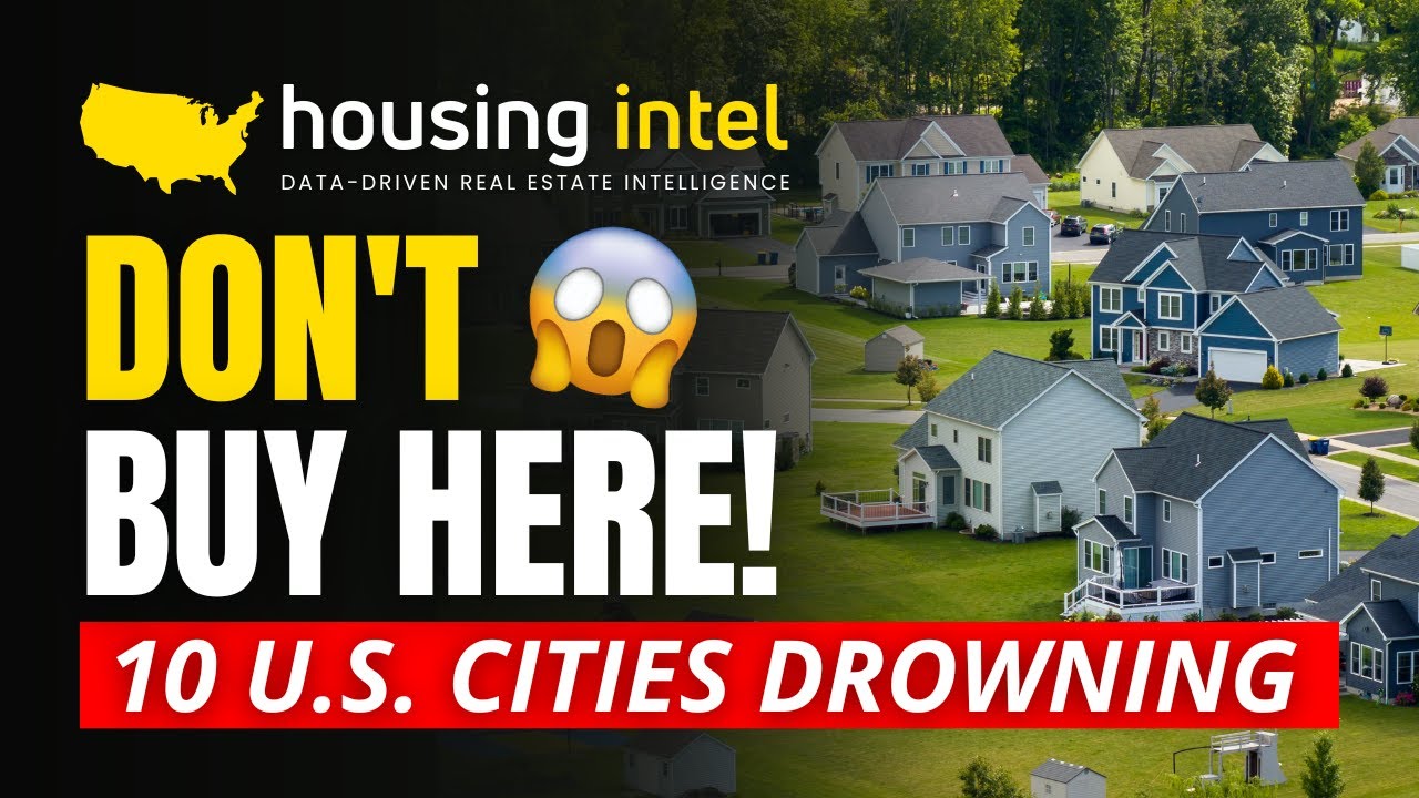 2025 Housing Crash: 10 U.S.  Cities Drowning in Debt