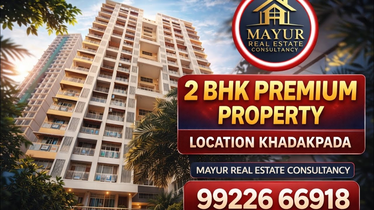 2 BHK PRIMIUM PROPERTY FOR SALE NEAR KHADAKPADA, KALYAN WEST.  READY TO MOVE 2 BHK NEAR KHADAKPADA 